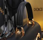 Fortok Dolce & Gabbana Mini Black Leather Handbag 18x10x5cm - 6
