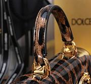 Fortok Dolce & Gabbana Mini Leopard Patent Leather Handbag 18x10x5cm - 2