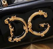 Fortok Dolce & Gabbana Mini Black Patent Leather Handbag 18x10x5cm - 5