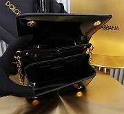Fortok Dolce & Gabbana Mini Black Patent Leather Handbag 18x10x5cm - 2