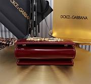 Fortok Dolce & Gabbana Mini Red Patent Leather Handbag 18x10x5cm - 6