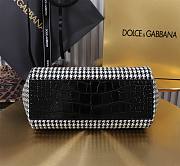 Fortok Dolce & Gabbana Houndstooth Sicily Bag 20x16x8cm - 6