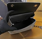 Fortok Dolce & Gabbana Houndstooth Sicily Bag 20x16x8cm - 5
