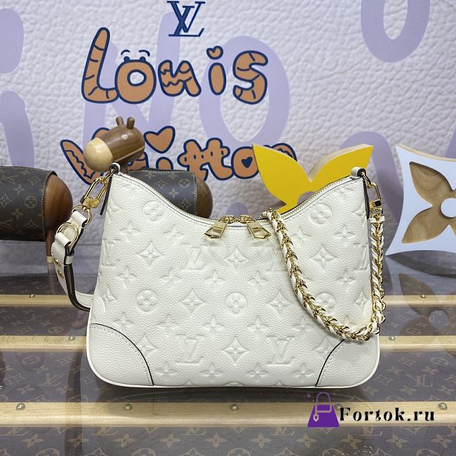 Fortok Louis Vuttion Boulogne Bag Cream M12930 29x9.5x16cm - 1