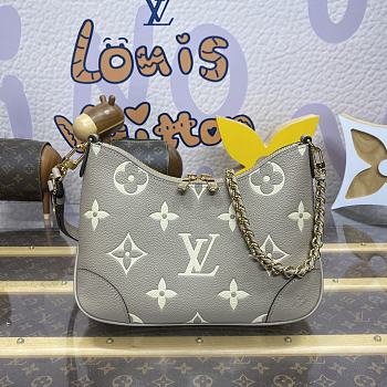 Fortok Louis Vuttion Boulogne Bag Grey & Cream M13224 29x9.5x16cm