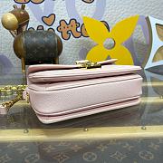 Fortok Louis Vuitton Pochette Métis East West Bag Pink & Beige M14208 21.5x13.5x6cm  - 3