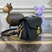 Fortok Louis Vuitton Pochette Métis East West Bag Black M46595 21.5x13.5x6cm  - 5