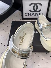 Fortok Chanel 25K Shoes White & Silver - 4