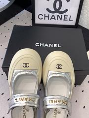 Fortok Chanel 25K Shoes White & Silver - 2