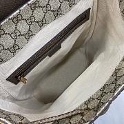 Fortok Gucci Ophidia GG Supreme Fabric Backpack Beige 792114 29x40.5x13.5cm - 6