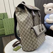 Fortok Gucci Ophidia GG Supreme Fabric Backpack Beige 792114 29x40.5x13.5cm - 5