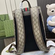 Fortok Gucci Ophidia GG Supreme Fabric Backpack Beige 792114 29x40.5x13.5cm - 4