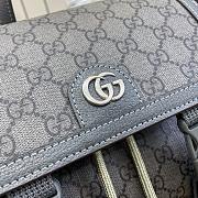 Fortok Gucci Ophidia GG Supreme Fabric Backpack Grey 792114 29x40.5x13.5cm - 3