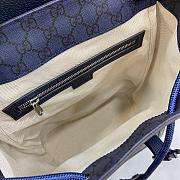 Fortok Gucci Ophidia GG Supreme Fabric Backpack Blue 792114 29x40.5x13.5cm - 3