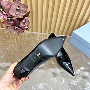 Fortok Prada Classic Triangle Logo High Heels Black - 4