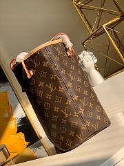 Fortok Louis Vuitton Neverfull MM Bag Brown M40995 32x19x17cm - 6