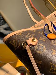 Fortok Louis Vuitton Neverfull MM Bag Brown M40995 32x19x17cm - 5