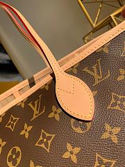 Fortok Louis Vuitton Neverfull MM Bag Brown M40995 32x19x17cm - 3