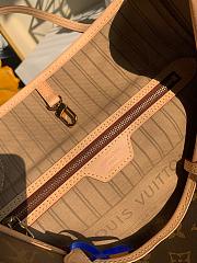 Fortok Louis Vuitton Neverfull MM Bag Brown M40995 32x19x17cm - 2
