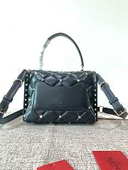 Fortok Valentino Candystud VLTN Top Handle Bag Black 23×11×17cm - 6
