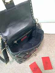 Fortok Valentino Candystud VLTN Top Handle Bag Black 23×11×17cm - 4
