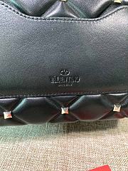 Fortok Valentino Candy Stud Top Handle Bag Black 23×11×17cm - 2