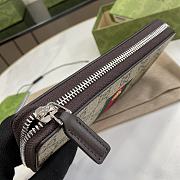 Fortok Gucci GG Detail Zipper Wallet 408831 19x10x2.5cm - 5