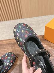 Fortok Louis Vuitton Donkey 25SS Mary Jane Shoes Black Multicolor - 2