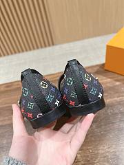 Fortok Louis Vuitton Donkey 25SS Mary Jane Shoes Black Multicolor - 3