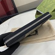 Fortok Gucci GG Emblem Wallet Black & Beige 821803 19x10x2.5cm - 2