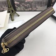 Fortok Gucci Wallet Beige 523154 19.5x11x3cm - 4