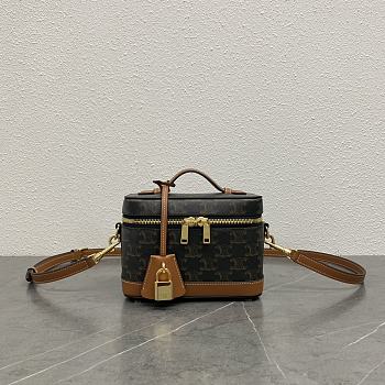 Fortok Celine Vanity Bag Triomphe 119463 18x10x13cm
