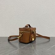 Fortok Celine Vanity Bag Brown 119463 18x10x13cm - 4