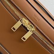 Fortok Celine Vanity Bag Brown 119463 18x10x13cm - 3