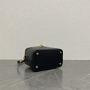 Fortok Celine Vanity Bag Black 119463 18x10x13cm - 3