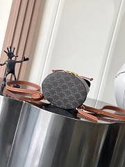 Fortok Celine Bonnie Triomphe Leather Backpack 118703 25x18x13cm - 4