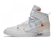 Fortok Off-White x Air Jordan 1 White AQ0818-100 Sneakers  - 2