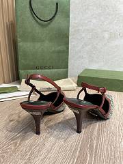 Fortok Gucci Slingback Pumps Light Blue - 4