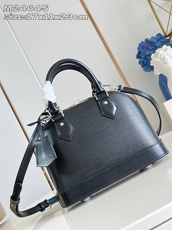 Fortok Louis Vuitton Alma BB Black M24645 23.5x17.5x11.5cm