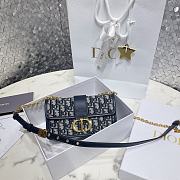 Fortok Christian Dior bag Silver M9334 21.5x12x6cm  - 1