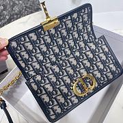 Fortok Christian Dior bag Silver M9334 21.5x12x6cm  - 2