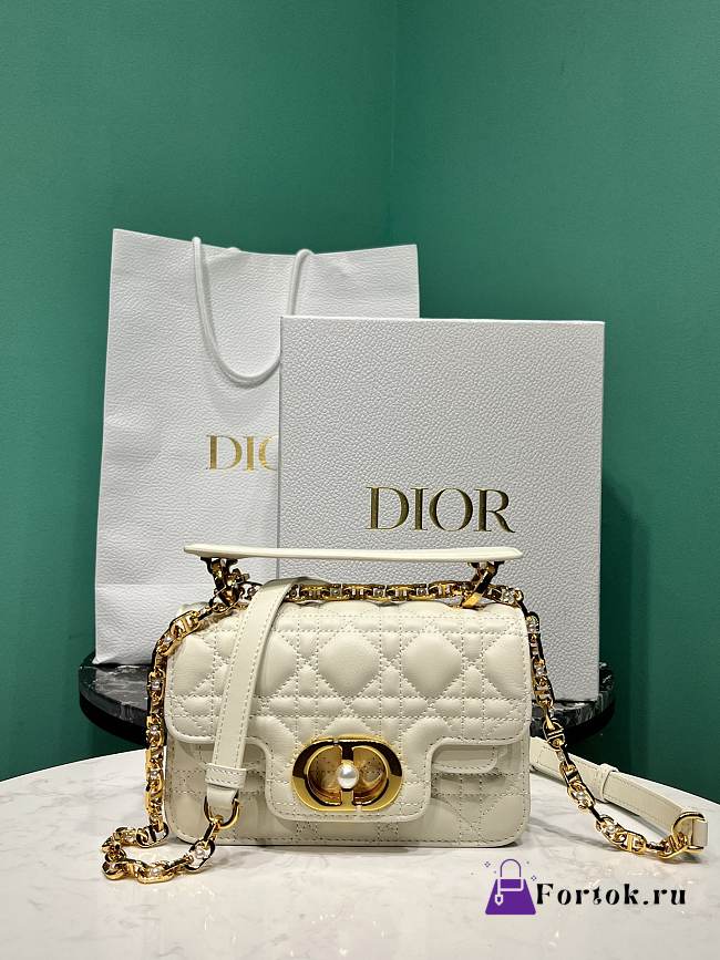 Fortok DIOR Small Dior Jolie White 19×12×6cm - 1