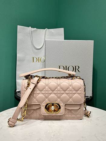 Fortok DIOR Small Dior Jolie Pink M786022 22×14×8cm