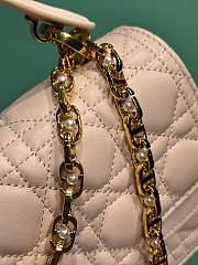 Fortok DIOR Small Dior Jolie Pink M786022 22×14×8cm - 6