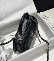 Fortok Chanel Trendy CC Flap Bag black M832232 20x15x8cm - 6
