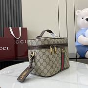 Fortok Gucci Ophidia Cosmetic Case Beige M811489 25x17.5x 15cm - 3