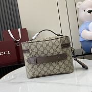 Fortok Gucci Ophidia Cosmetic Case Beige M811489 25x17.5x 15cm - 5