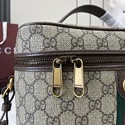 Fortok Gucci Ophidia Cosmetic Case Beige M811489 25x17.5x 15cm - 4