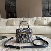 Fortok Dior Small CD Vanity Case Blue M915802 16x11x9.5cm  - 1