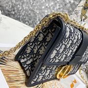 Fortok Dior 30 Montaigne Chain Bag Blue M915796 25x16.5x8cm  - 6
